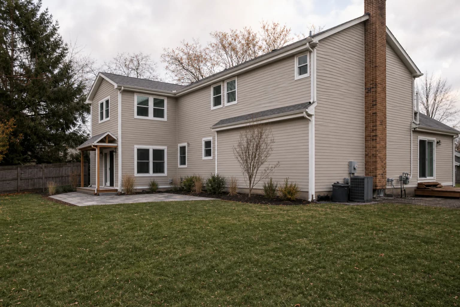 Home addition under construction in Ohio