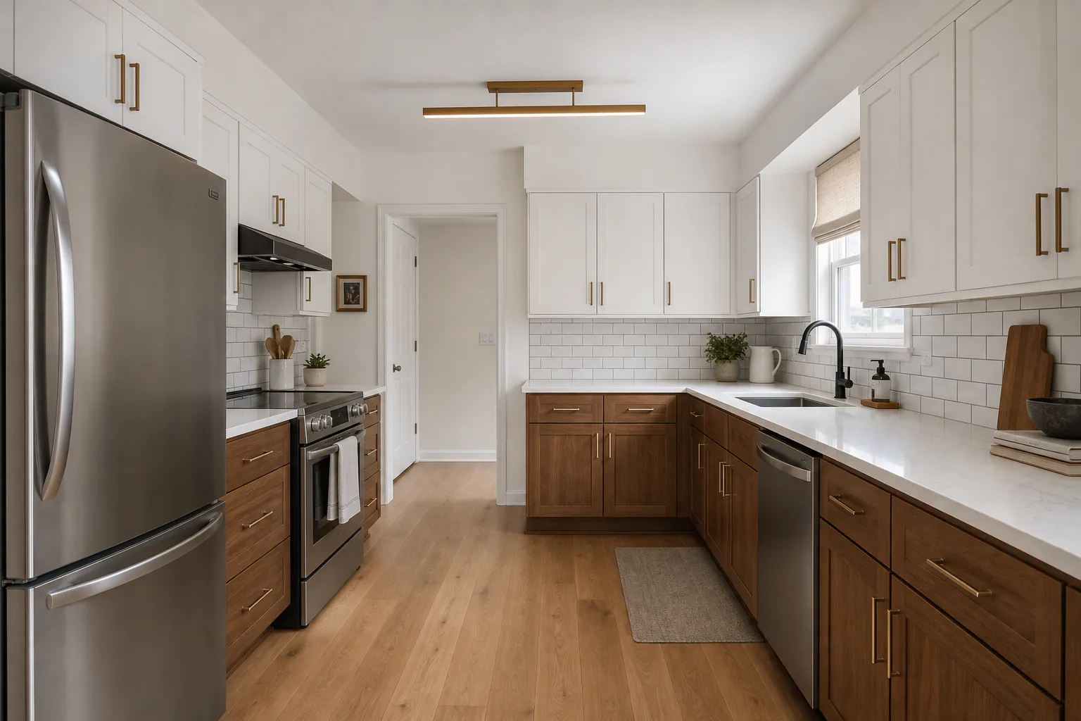 Modern kitchen remodel in Central Ohio home